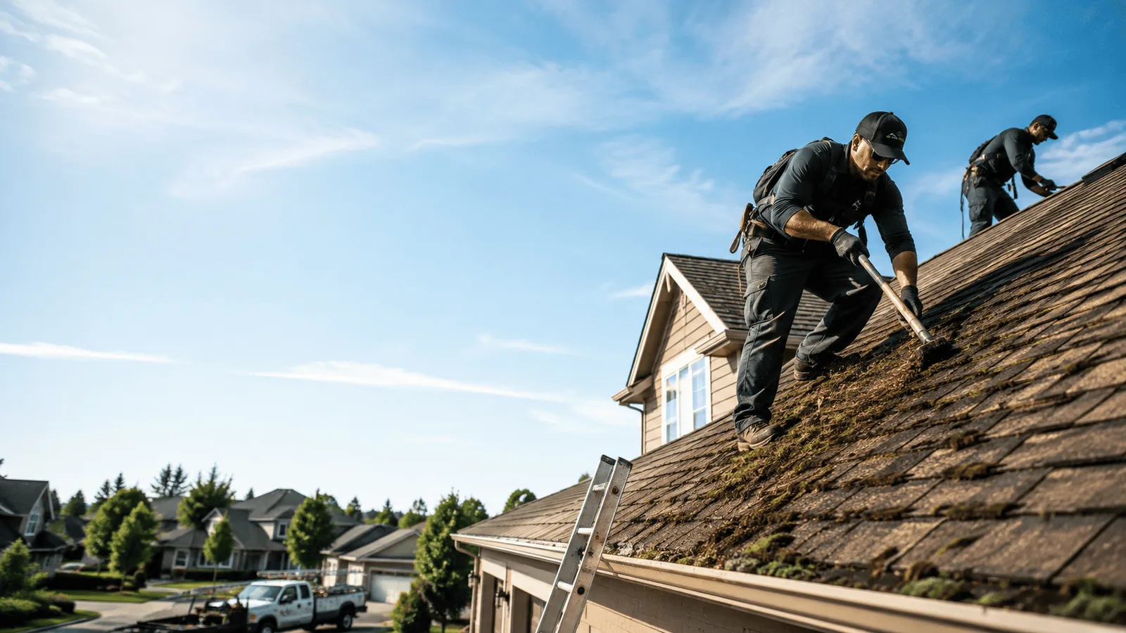 Roof Moss Removal in College Station, TX near me